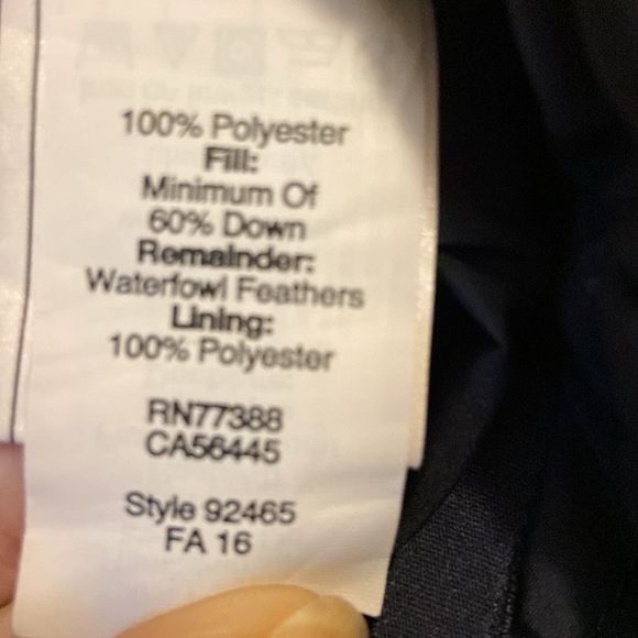 J.Crew Excursion Quilted Down Vest Navy Blue Puffer Zip Front Pockets Women’s XS - Picture 10 of 10